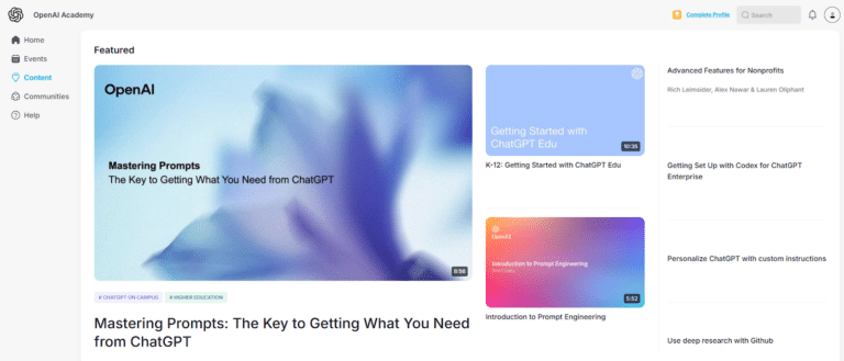OpenAI Academy – A New Beginning in AI Learning