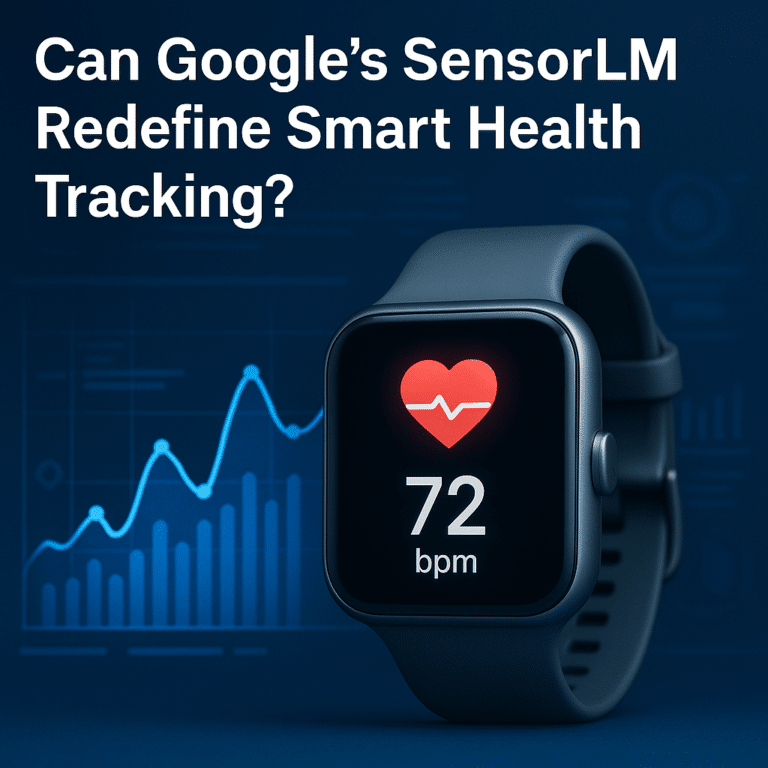 Can Google's SensorLM Redefine Smart Health Tracking